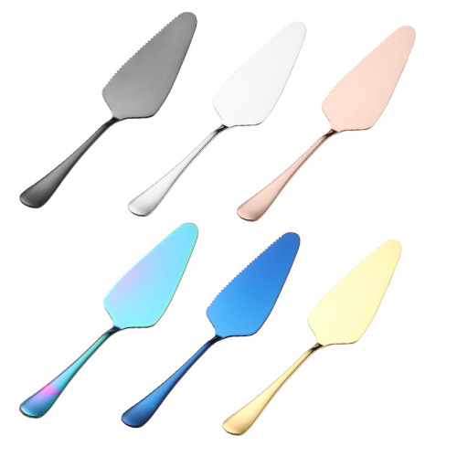 1010 Stainless Steel Triangle Tooth Cake Spatula Triangle Pizza Spatula Bread Spatula Baking Tool Specialty Knife