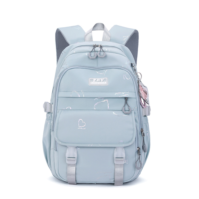 Mochila de nylon ligera de estudiante de escuela primaria de invierno para niñas transfronterizas mochila de estudiante de secundaria al por mayor entrega de una pieza