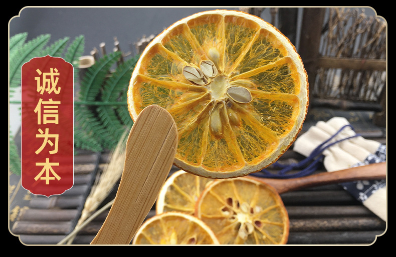 Dried Orange Slices Chen Pi Style Citrus Peel Tea 500g Natural Sun Dried Fruit Tea in use