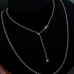 18K Gold Finished Sparkling Diamond Chain Necklace Can Be Pulled Out and Adjusted in Length, Elegant with Pendant, Light Version Length 55cm
