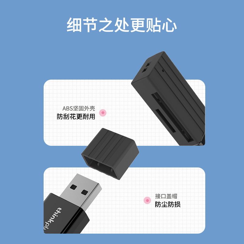 Lenovo Thinkplus 高速カードリーダー多機能オールインワンカメラ SD 携帯電話 TF メモリカード変換に適しています|undefined