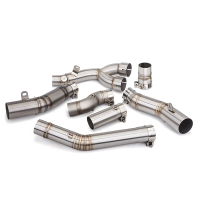 Motorcycle exhaust pipe | middle section non-destructive installation