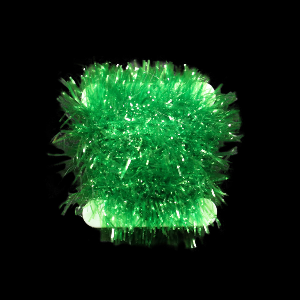 Luyafei mosca cebo material de unión unilateral línea de cristal bajo trucha cinturón decorativo lana gancho cebo línea de unión