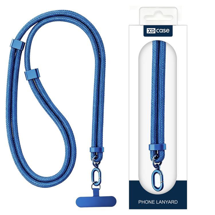 XDcase 7mm poliestireno + clip de acero inoxidable doble hebilla ajustable cables de teléfono móvil