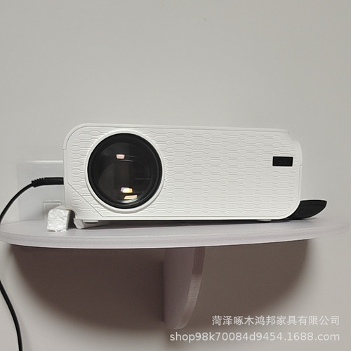 Projector Bracket Indoor Bedside Wall Mount Shelf Non-Drill Home Projector Tray Stand