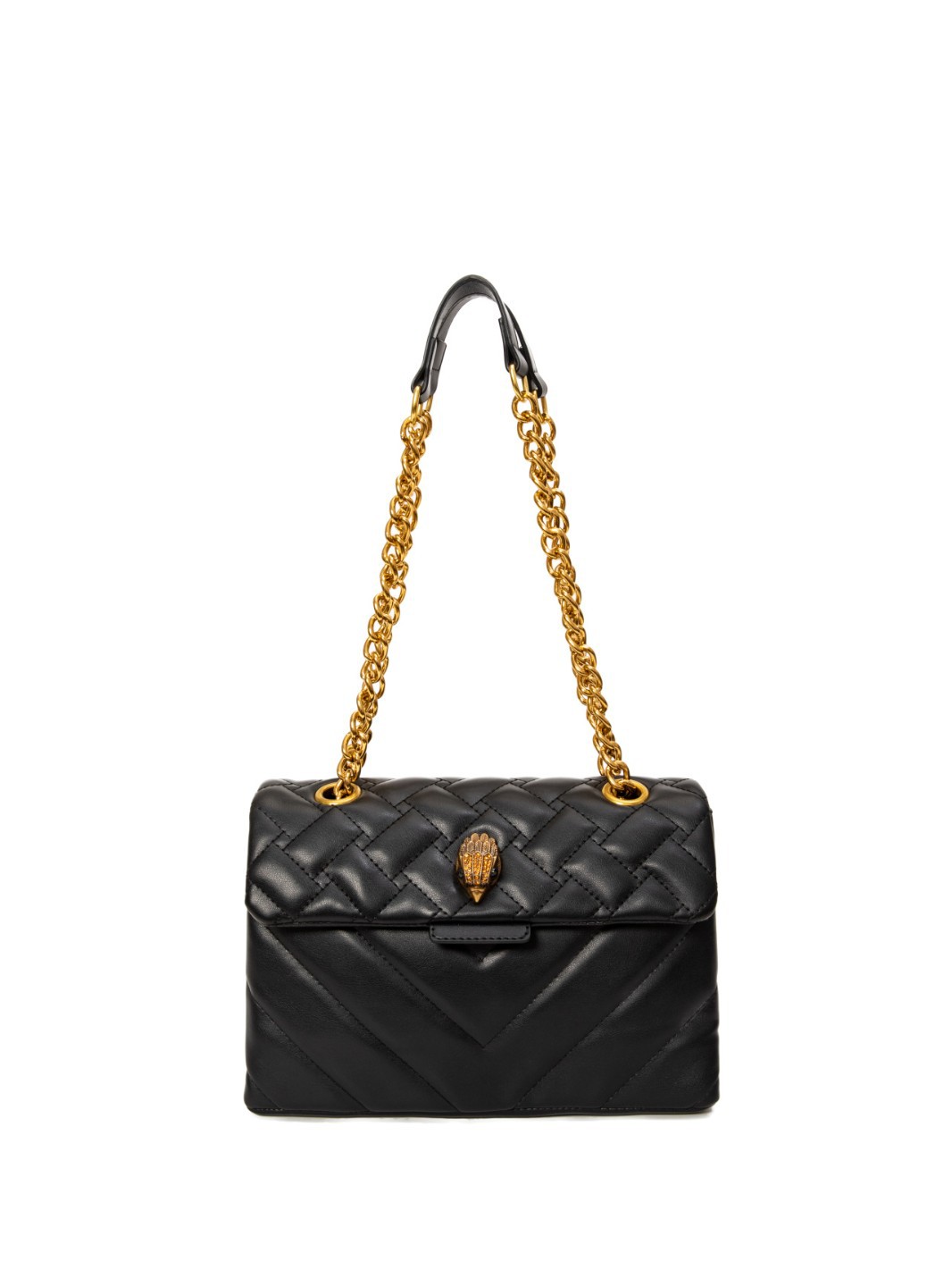 Kurt Geiger cross-border women's bag, diamond-patterned chain shoulder bag, crossbody bag, eagle head small bag, underarm bag, handbag