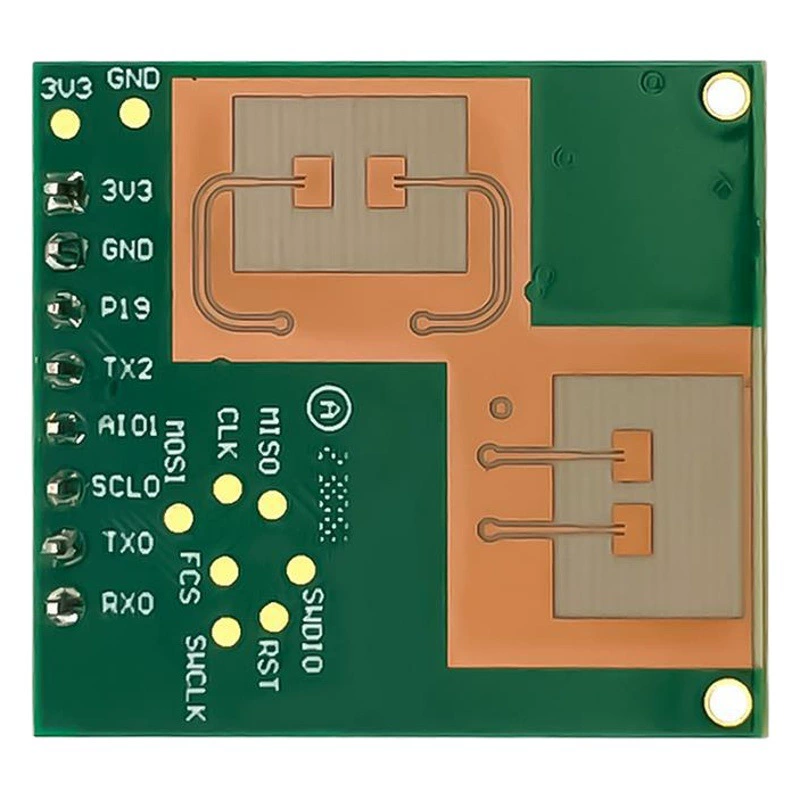 Радар Hailingke 60 ГГц для обнаружения сердечного ритма человека с двумя выстрелами и двумя приемом, LD6002, мониторинг физических признаков в реальном времени