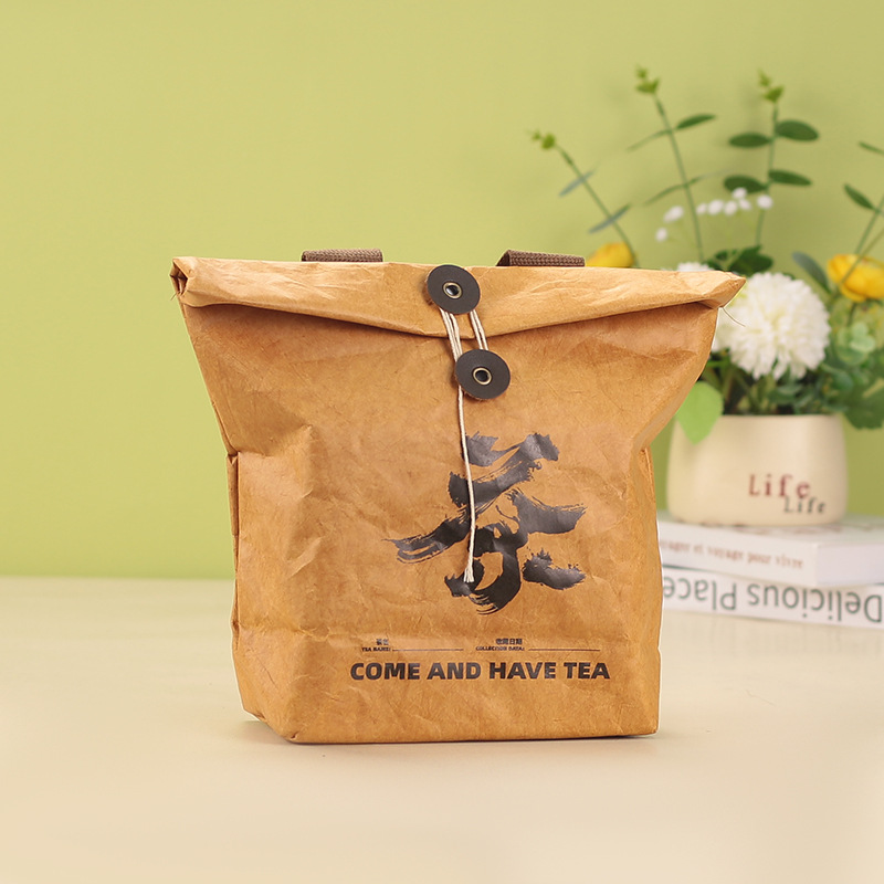 厂家直发杜邦纸袋定制logo礼品袋子牛皮纸袋可水洗耐撕纸袋定做
