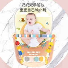 Wholesale baby pedal piano 0-1 year old baby fitness frame anti-squint 3-6 months enlightenment educational toy
