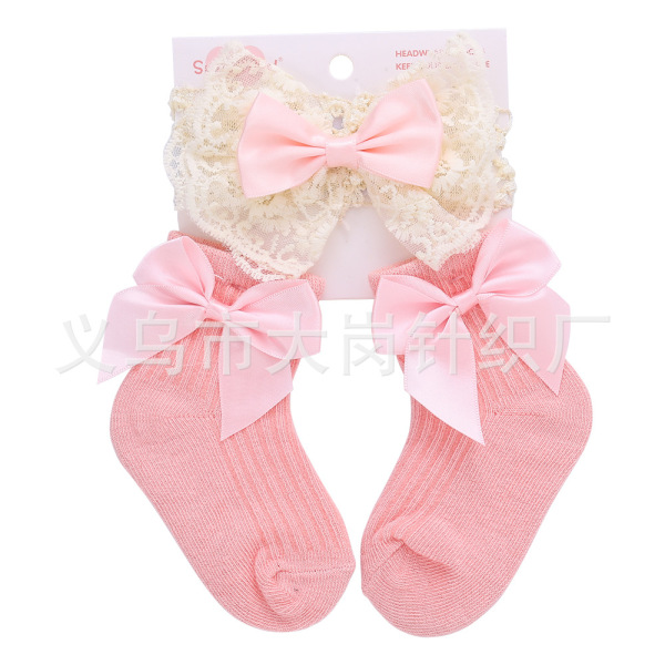 children's socks with bow