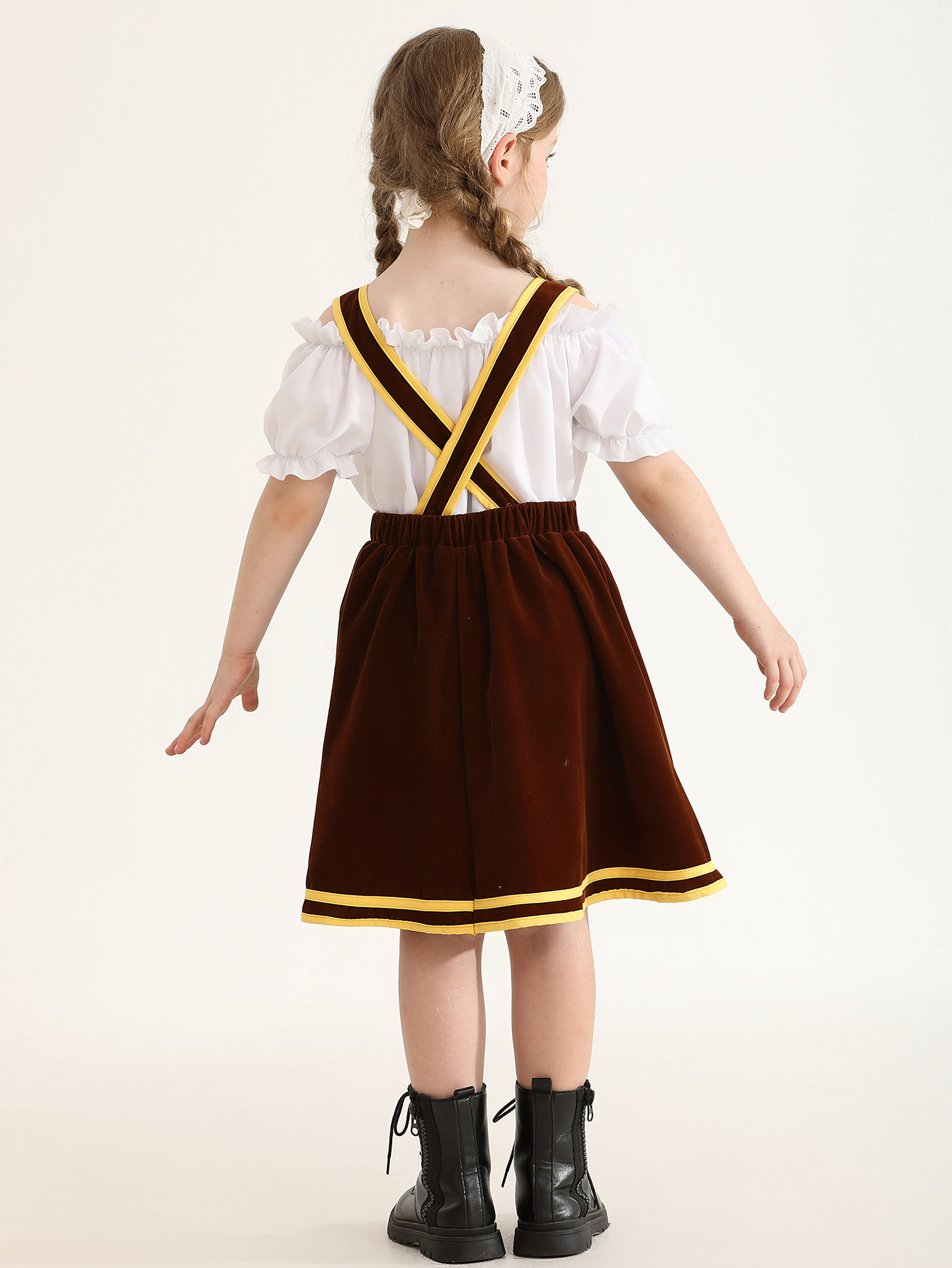 Nuevos trajes tradicionales alemanes de fiesta de la cerveza correa de falda de niñas pantalones de celda de cerveza set de Halloween