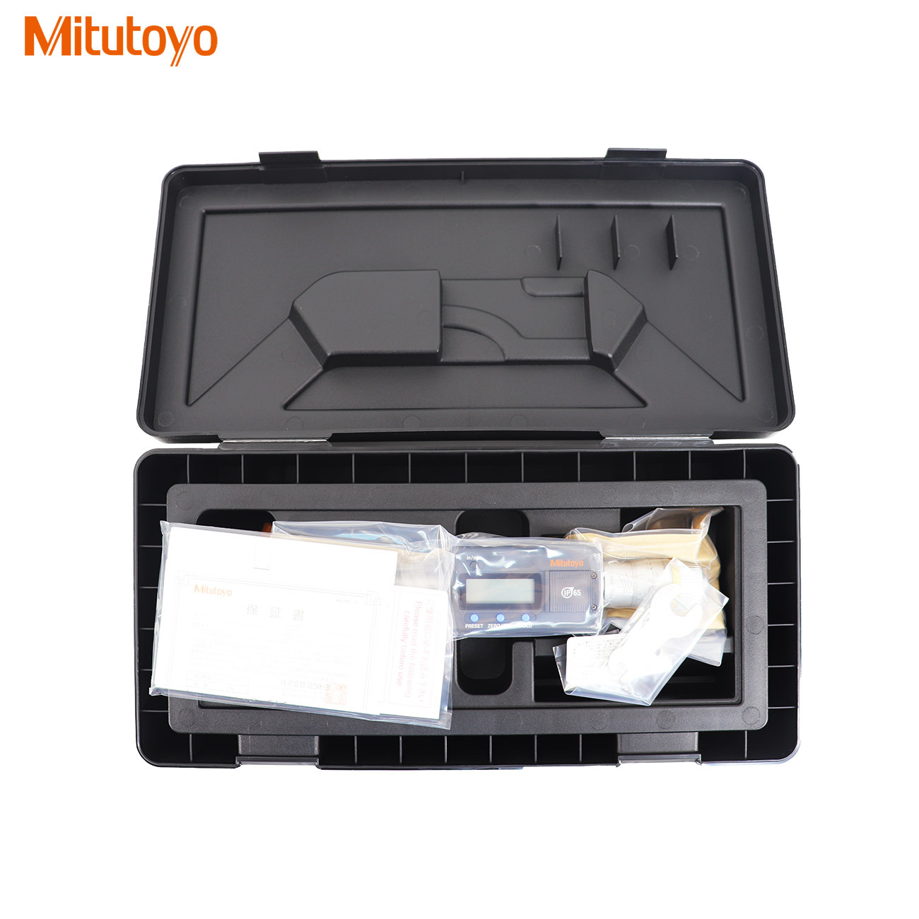 Mitutoyo三丰468-261三点内径千分尺精度0001数显孔径卡尺±2µm