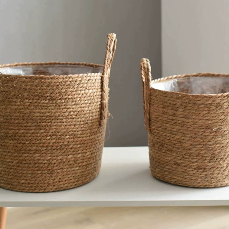  straw woven basket, flowerpot, jewelry