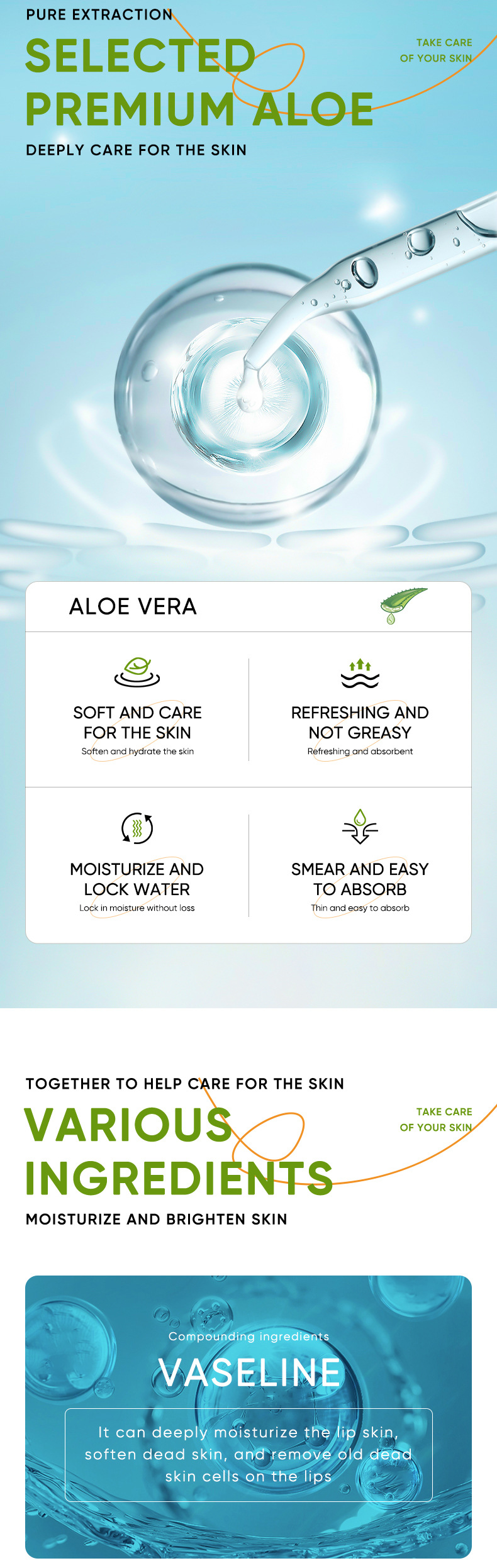 SADOER All Aloe lipstick Nourishing, Refreshing, Moisturizing and Repairing_voghion.com