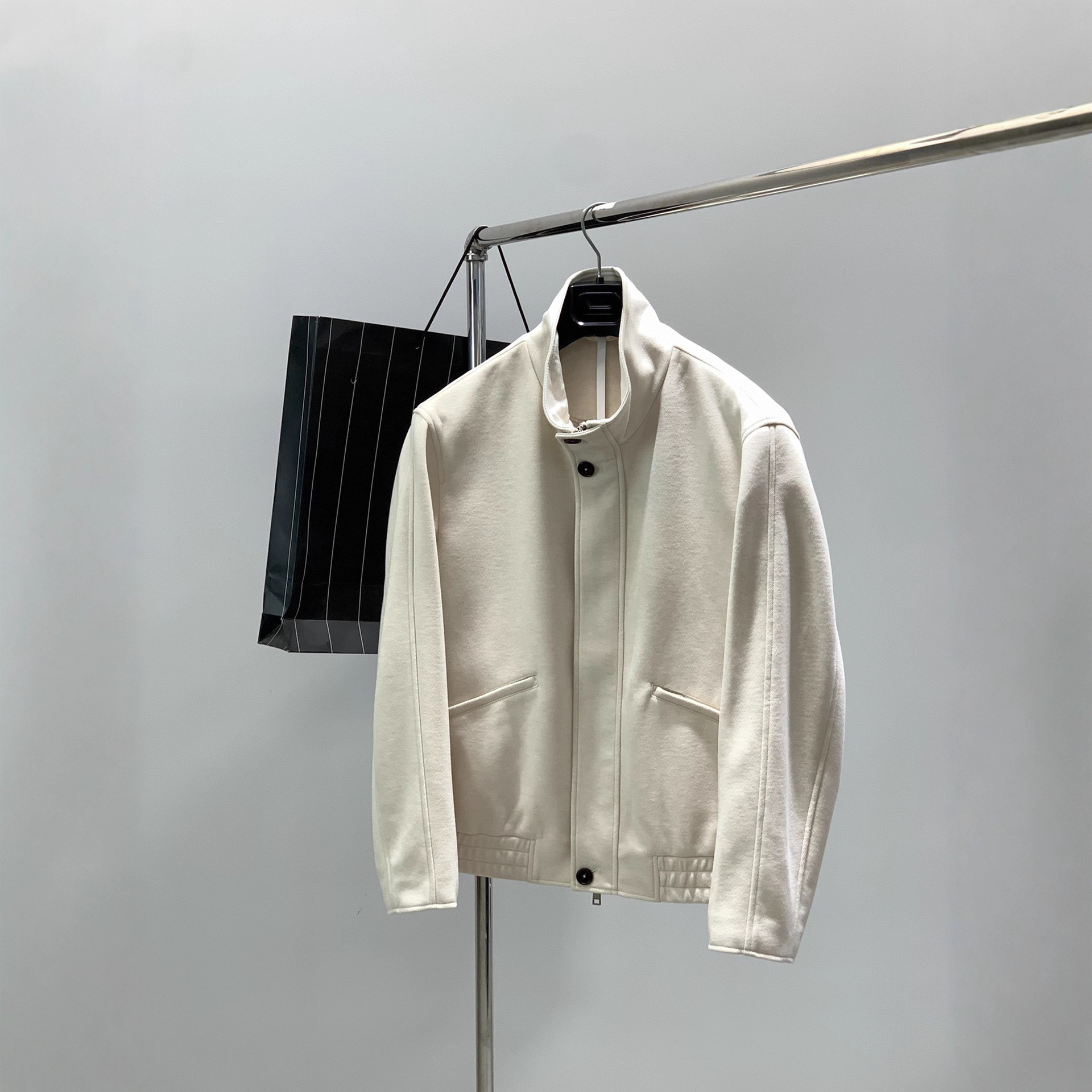 Light Luxury Fashion Zz Men's New down Jacket Stand Collar Sports Workwear Casual Loose Coat for Men