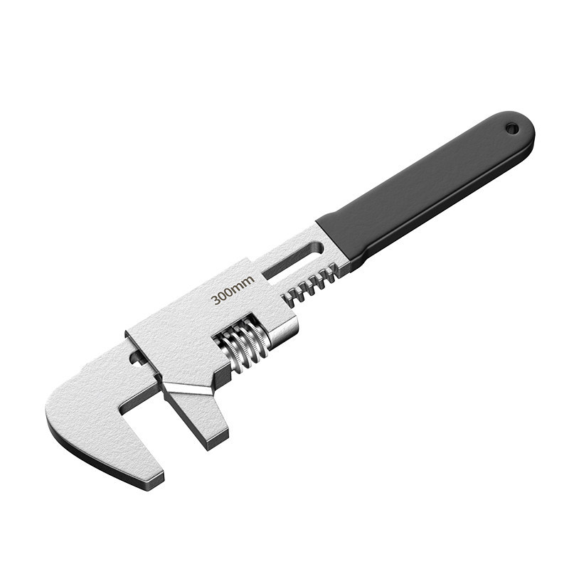 Llave tipo F multifuncional de ángulo recto llave móvil de gran abertura de boca abierta universal bajo placa de tubería de baño de grado industrial