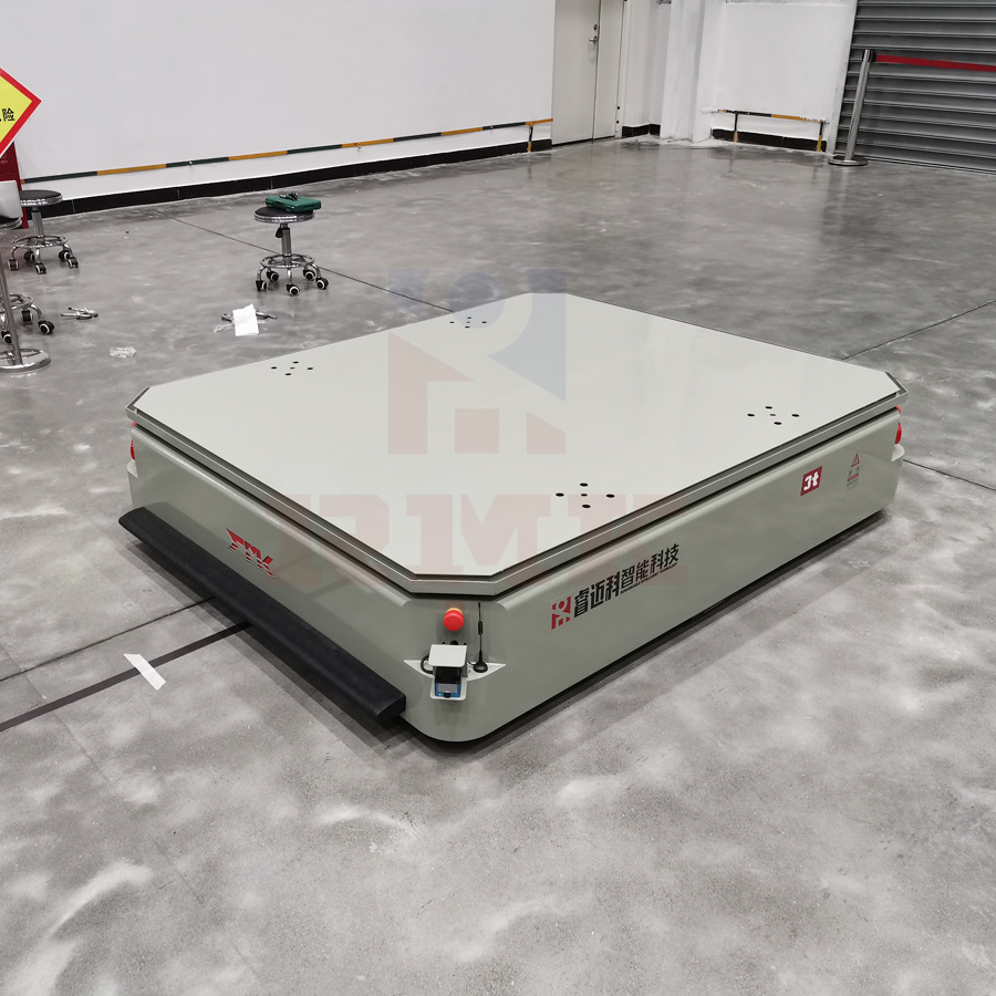 充电无轨电瓶转运车 无人搬运车AGV 运输设备原地转向左右平移车