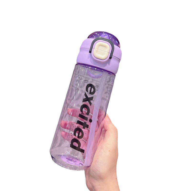 Himbedi taza de agua deportiva de paja de hombre de alta capacidad de tendencia taza de plástico portátil al aire libre taza de rebote de estudiantes de verano