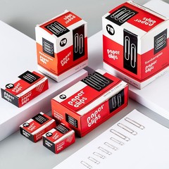 Amazon's best-selling carton paper clips nickel-plated silver bookmarks paper clips office stationery binding pins
