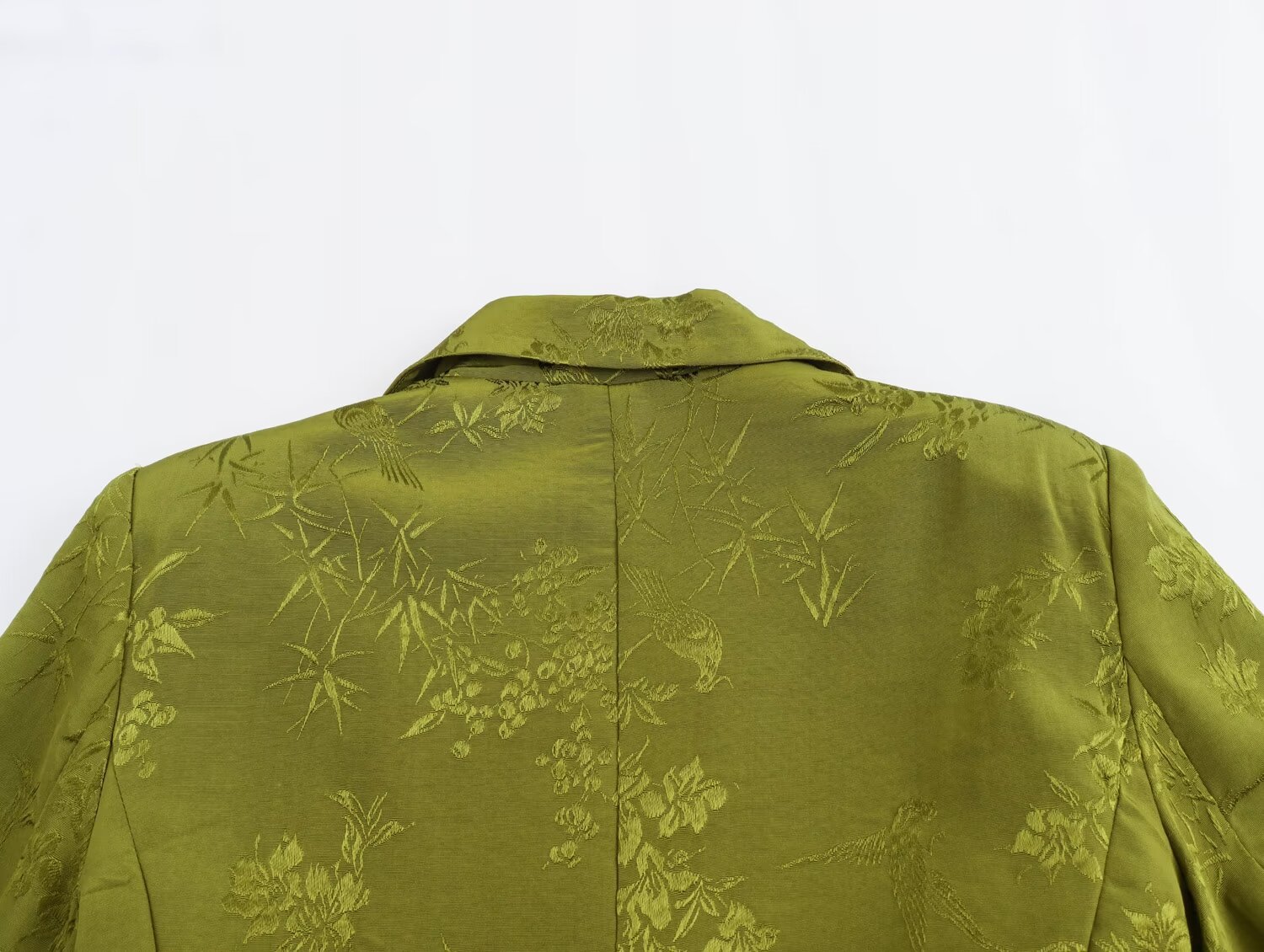 Women's 2024 summer new bow decoration jacquard suit straight leg pants set_voghion.com