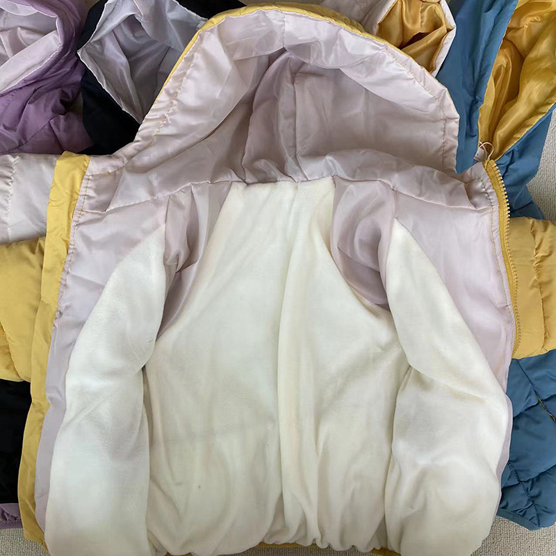 Girl'S, Boy'S Gender Polyester Fabric Fashion Style Warm Winter Fashion Solid Color Polyester Boys Outerwear