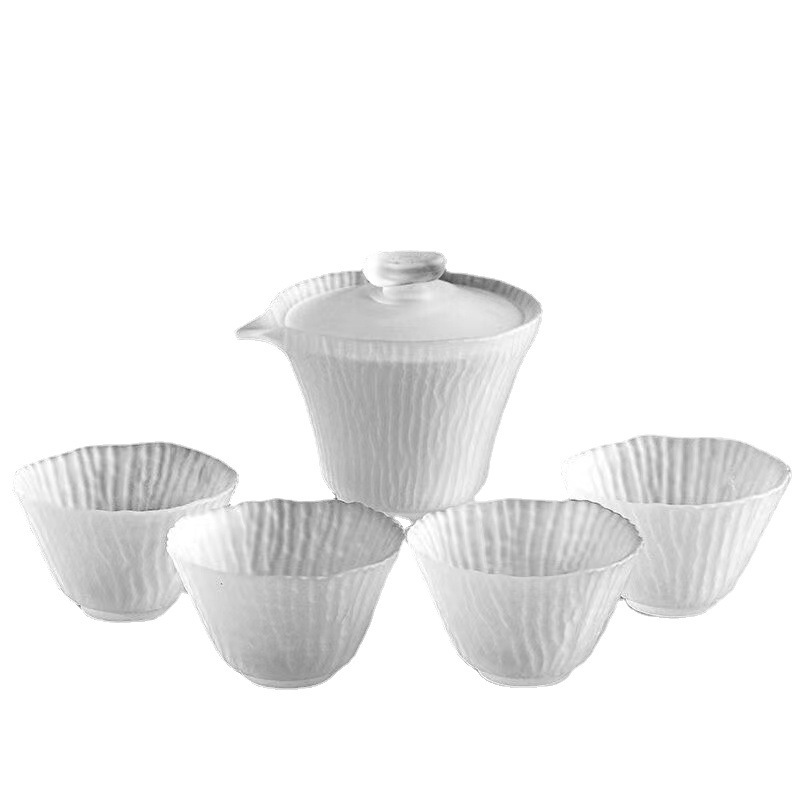 Taza de té de vidrio Kung Fu set de té resistente a altas temperaturas estilo japonés hogar taza de té de alta calidad