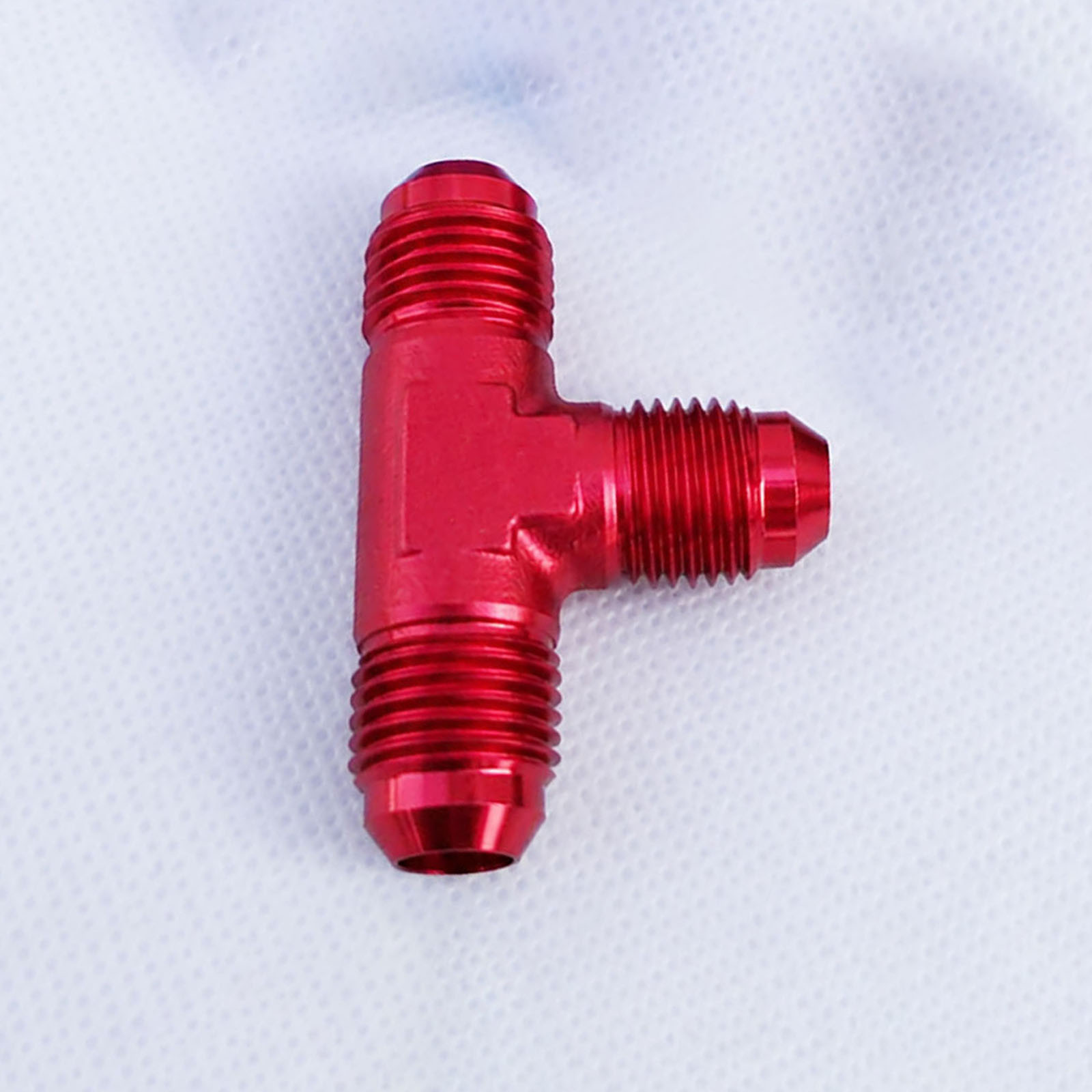 Car modification accessories three-way T-type brake oil pipe connector AN3-AN16 aluminum alloy oil cooling joint