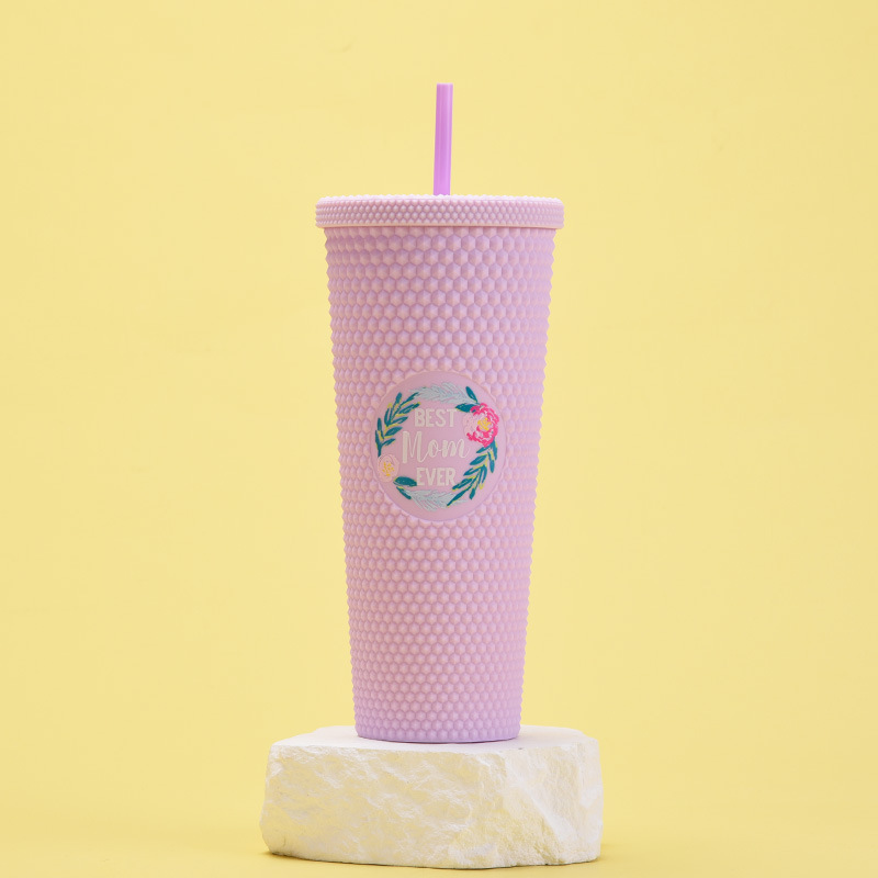 Solid Color Pattern Casual Vacation Solid Color Plastic Water Bottles 1 Piece