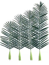 真防火防晒椰子叶绿植散尾叶博物馆椰子树假葵树叶厂家