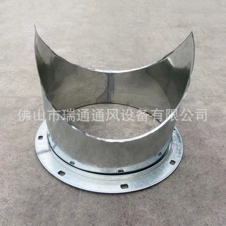 供应除尘系统排烟通风管道分支口白铁皮90度马鞍 管道马鞍分岔口