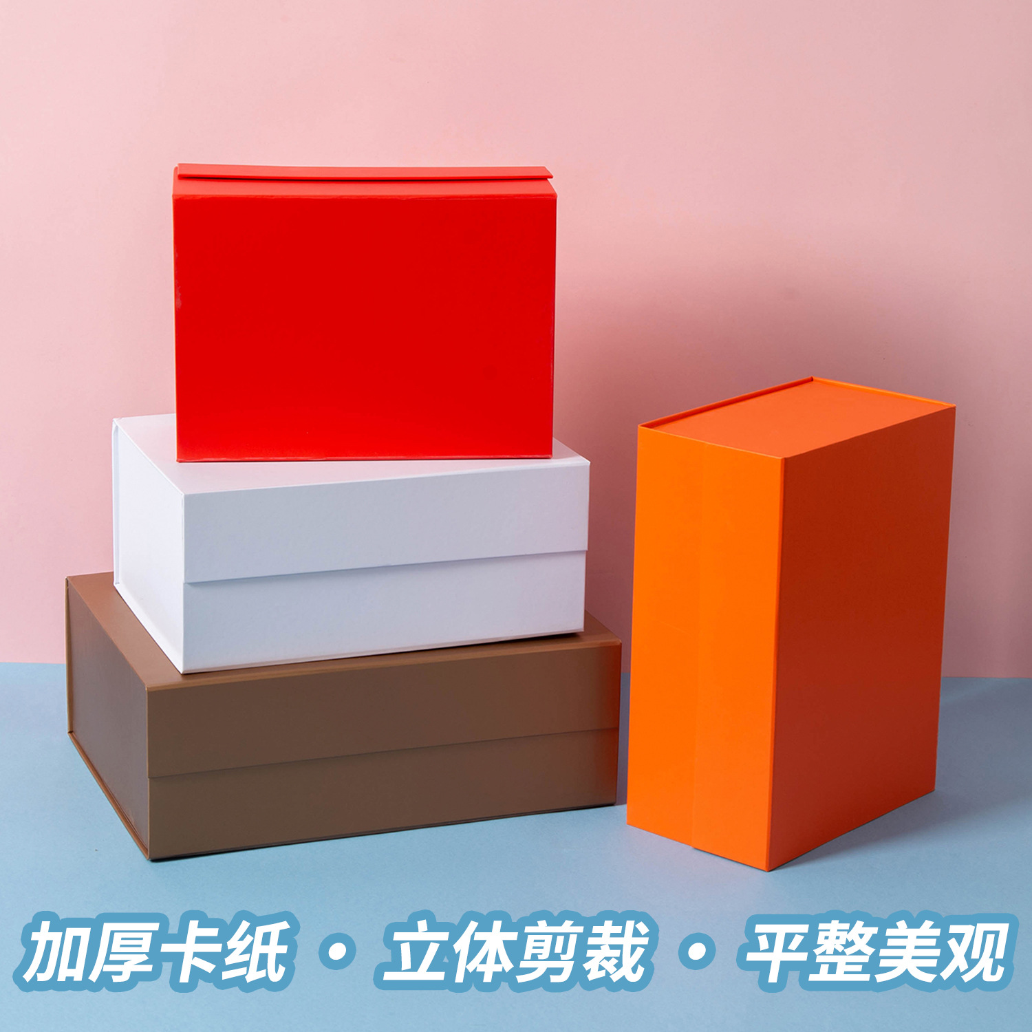 Spot al por mayor caja plegable de una pieza con caja de regalo de mano con logotipo impreso caja de zapatos caja de embalaje de regalo con tapa de imán