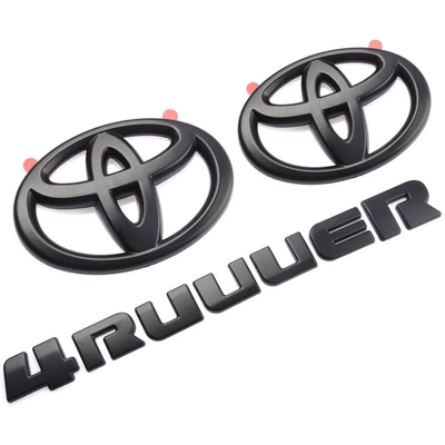 Suitable for Toyota 4Runner Cover Car Logo American Speedmaster Modified Label Sr5 Car Logo Abs Cover Label (Car logo) - three-piece-set