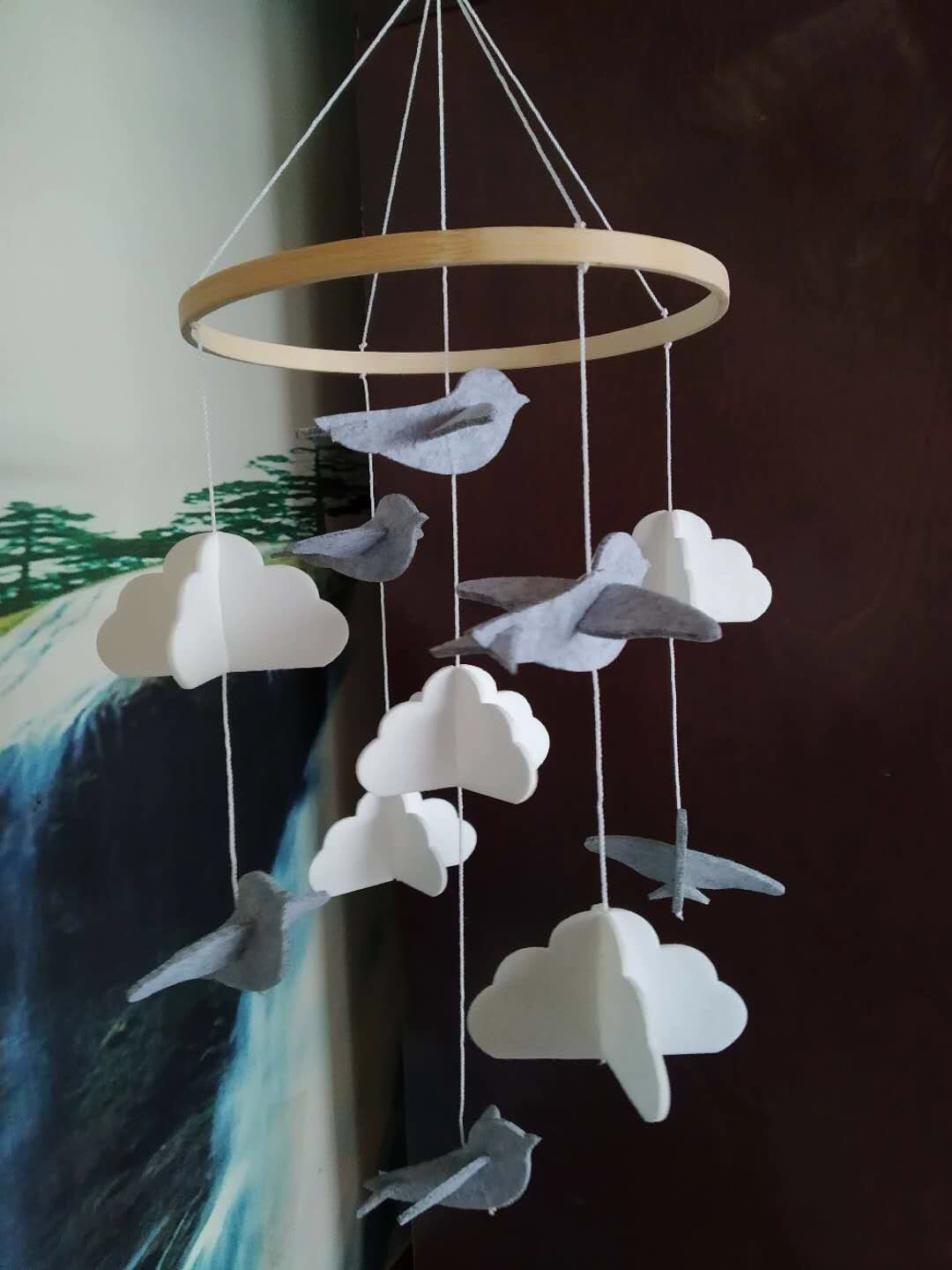 Children's creative three dimensional pendant, DIY