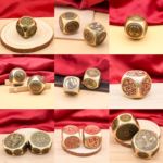 创意黄铜转钱手把件六面转转组合招财进宝时来运转单多面转转解压