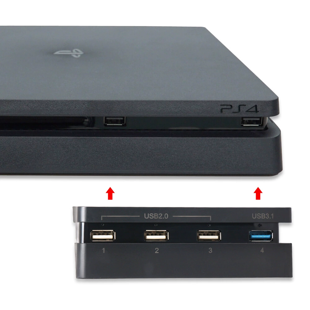 DOBE PS4 Slim USB HUB расширение USB для PS4 TP4-821