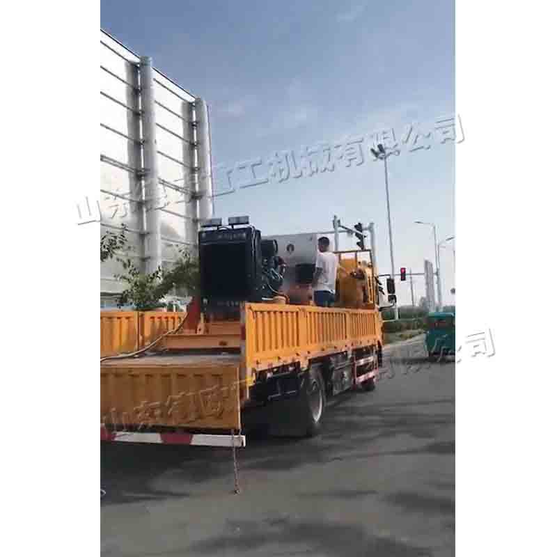 道路标线高压水除线机 移动式高速公路去线机 标牌反光膜清理机