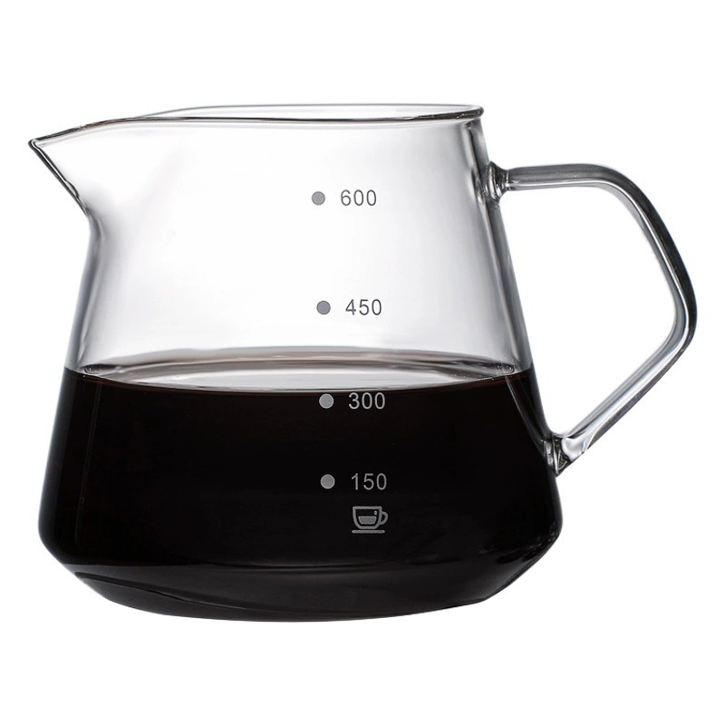 Оптовая Стекла Ручной кофе горшок костюм кофе фильтр чашки обмена горшок заваривания горшок кофейный прибор ложа для печати