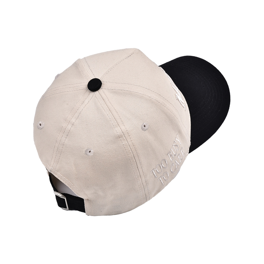 154g Weight Baseball Cap Hats Type Holiday, Shopping Occasion Cotton Material Letter, Color Block Pattern All Seasons Season Unisex Gender Simple Style Style Curved Eaves Rim Unisex Simple Style Letter Color Block Curved Eaves Baseball Cap 9
