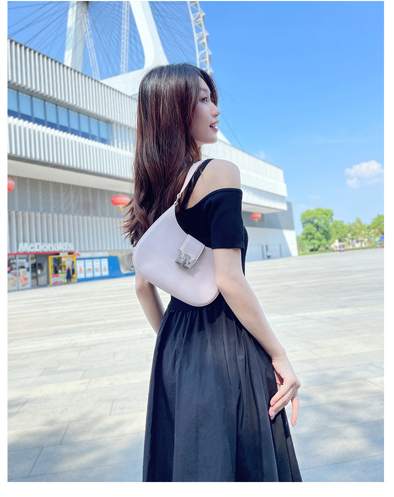 Crossbody Small Square Handle Bag For Women Versatile Shoulder Bag_voghion.com