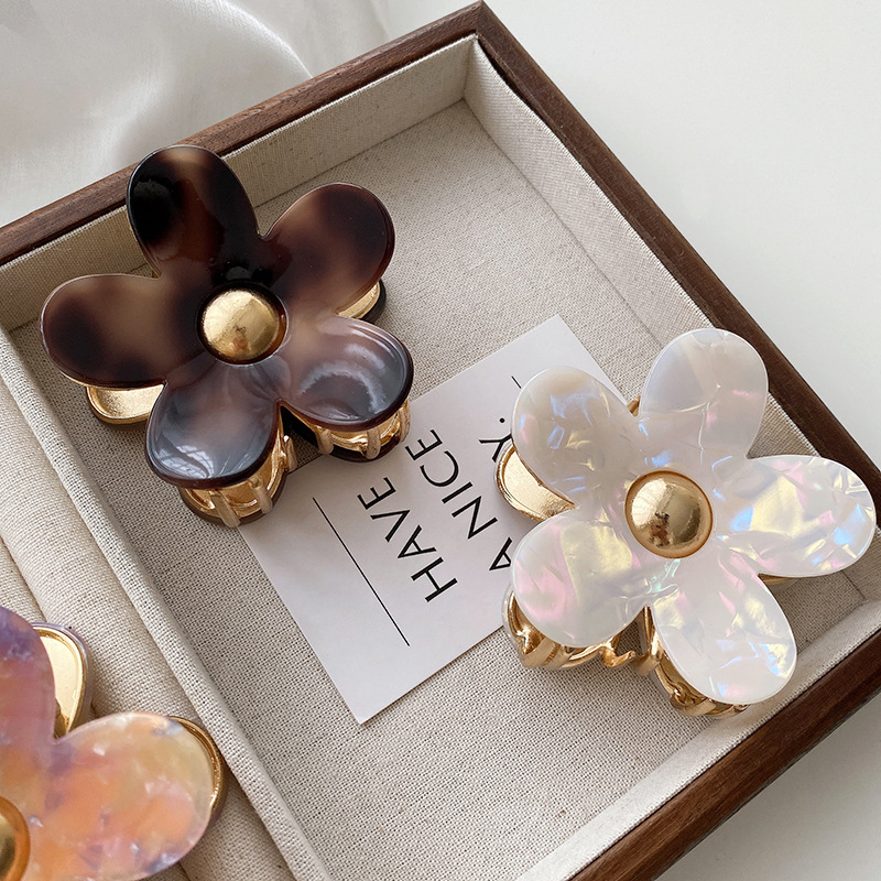 Women's Gender Simple Style, Classic Style Style Simple Style Classic Style Women's Plumeria Acetic Acid Sheets Hair Clip