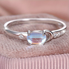 M 62031 Moonstone Couple Ring Set �¹�ʯ���¶Խ�羳��ó