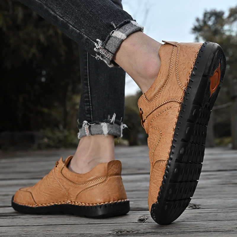 Фабрика прямой 1220 трансграничной плюс размер ручной сшитые повседневная обувь