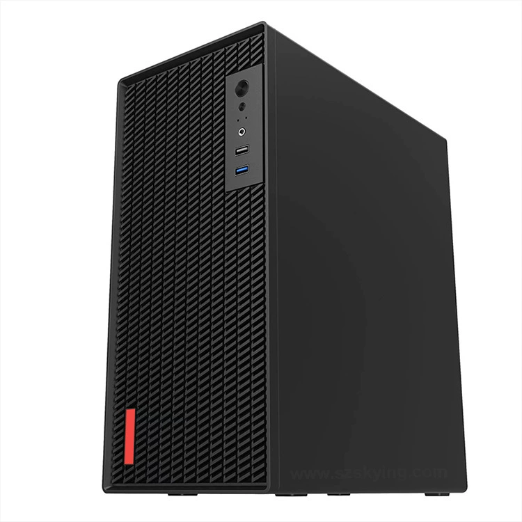 Бизнес-корпус ПК Настольный компьютер высокого класса 0,8 стальной лист средней коробки MICRO ATX CASE компьютерный корпус