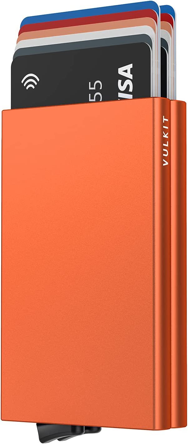 Titular de tarjeta de metal comercio exterior de los hombres RFID antirrobo cepillo europeo y americano Amazon metal aleación de aluminio titular de la tarjeta