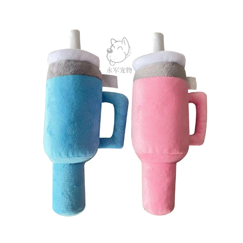 Новые амазонские домашние животные кусают голосовые игрушки водная чашка игрушка собака устойчива к укусам плюшевая симуляция чашки спот оптом