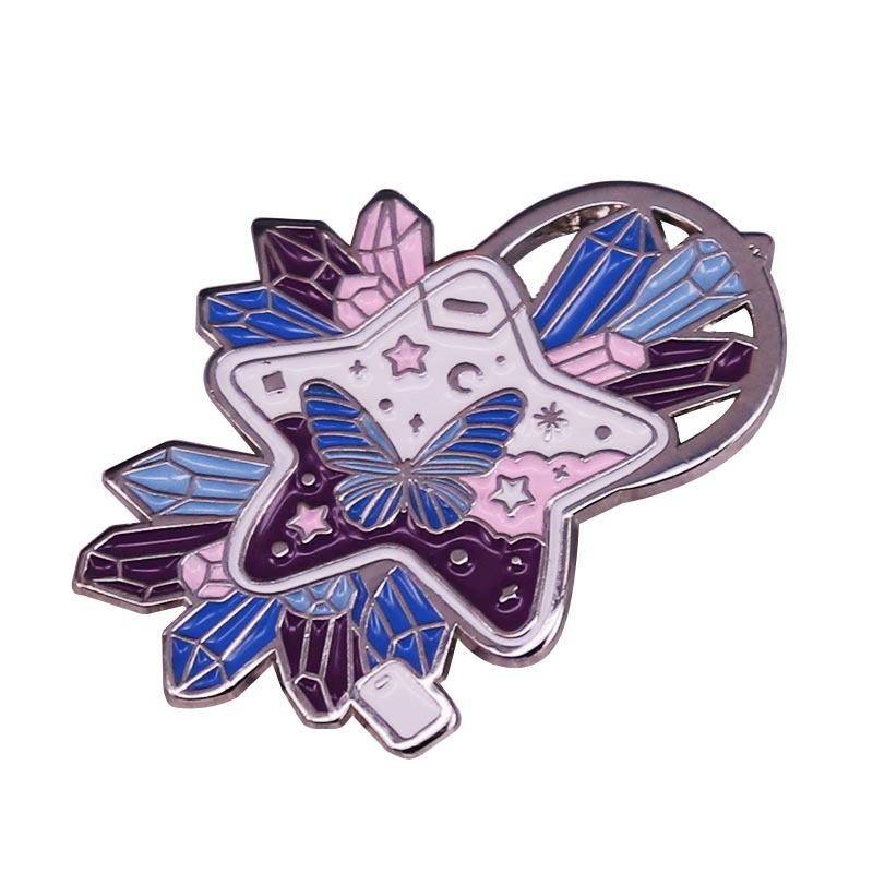 Brooch with butterfly