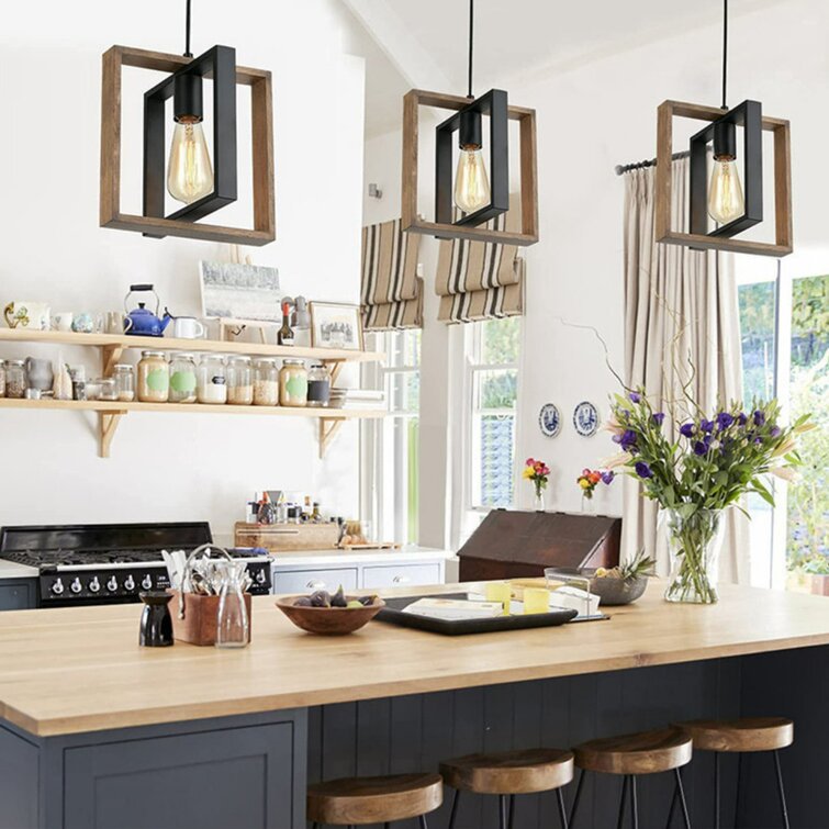 Amazon restaurante araña americana lámpara de mesa creativa estilo industrial retro isla lámpara de mesa lámpara de barra de hierro de madera maciza