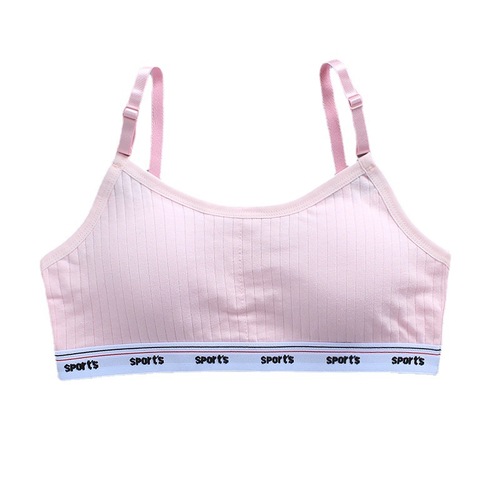 Girls' bra, vest, suspenders, pure cotton development period underwear, children's tube top, 11 primary school students, 14 years old, 12 junior high school students