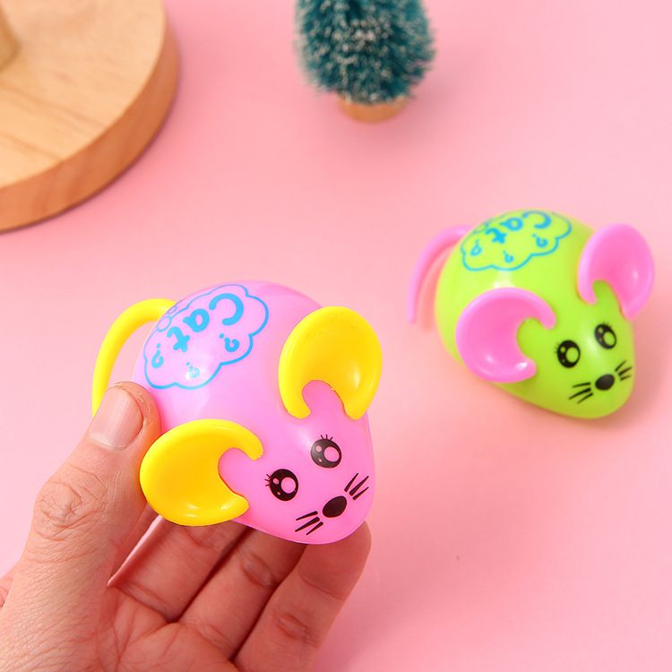 7,5 cm corriendo ratón de dibujos animados Día del niño lindo pequeño regalo al por mayor de dibujos animados de Kindergarten jugar al por mayor