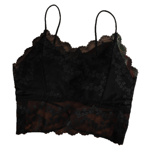 Summer lace latex top with cups